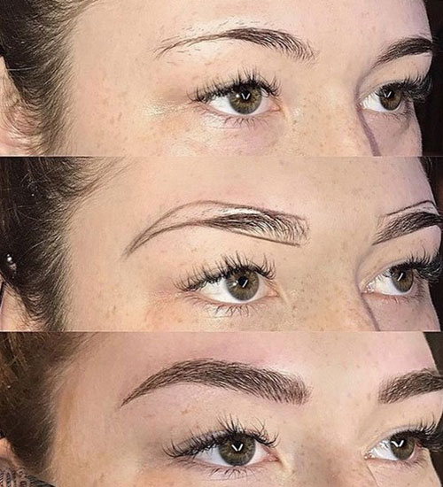 microblading Avant Après