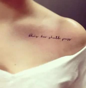 tatouage Message 