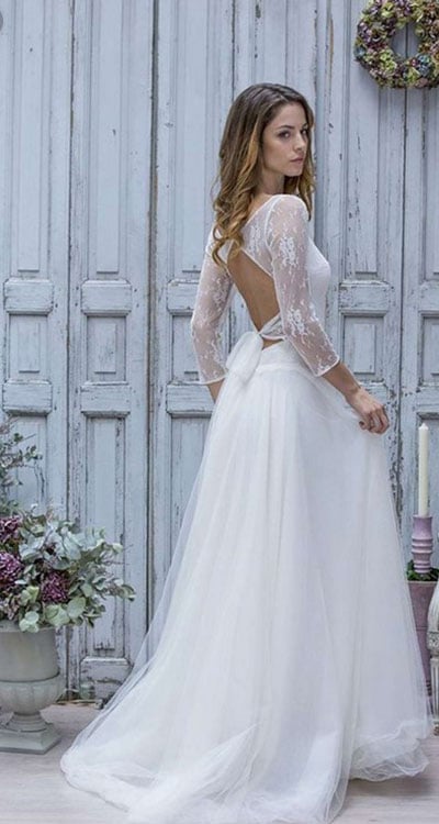 Robe Dentelle Et Tulle
