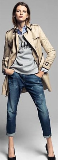 joli Trench style casual
