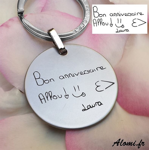 Porte Cle Personnalise Message