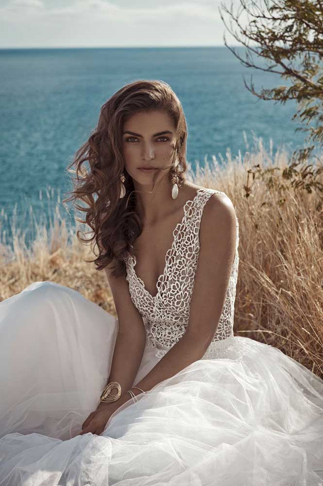 Robe Mariee Dentelle Fleurie
