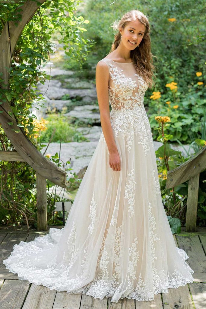 Robe Mariee Tule Dentelle