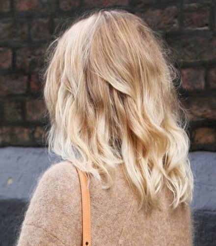 Ombré hair Blond Blanc