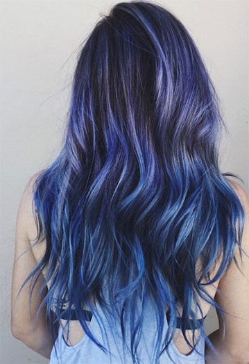 Ombré Hair Bleu
