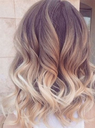 Ombré Hair Blond Suédois