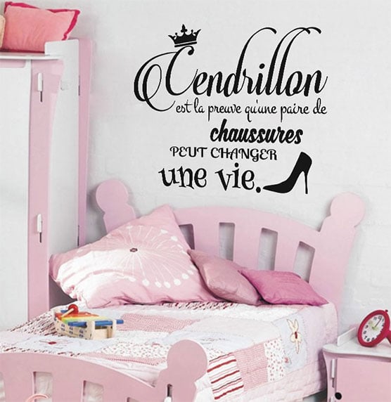 Stickers pour décorer chambre fille