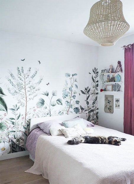 idée déco chambre fille Thème Nature 