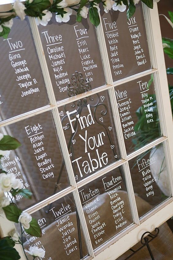 Plan De Table Mariage