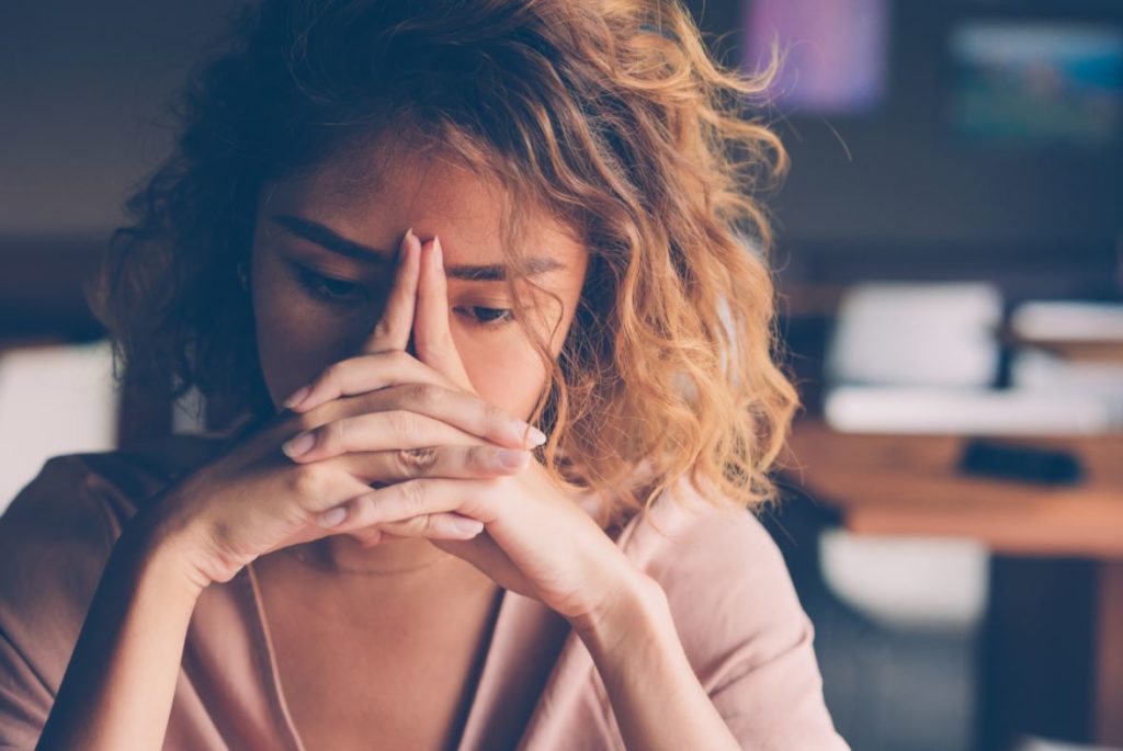 Lypémanie Tristesse Femme 