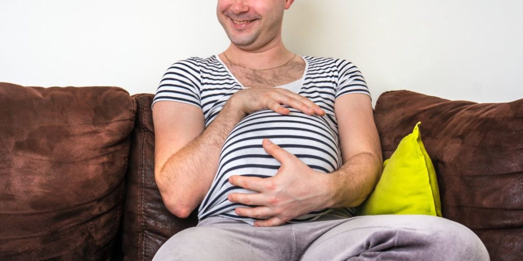 Homme Ventre Grossesse