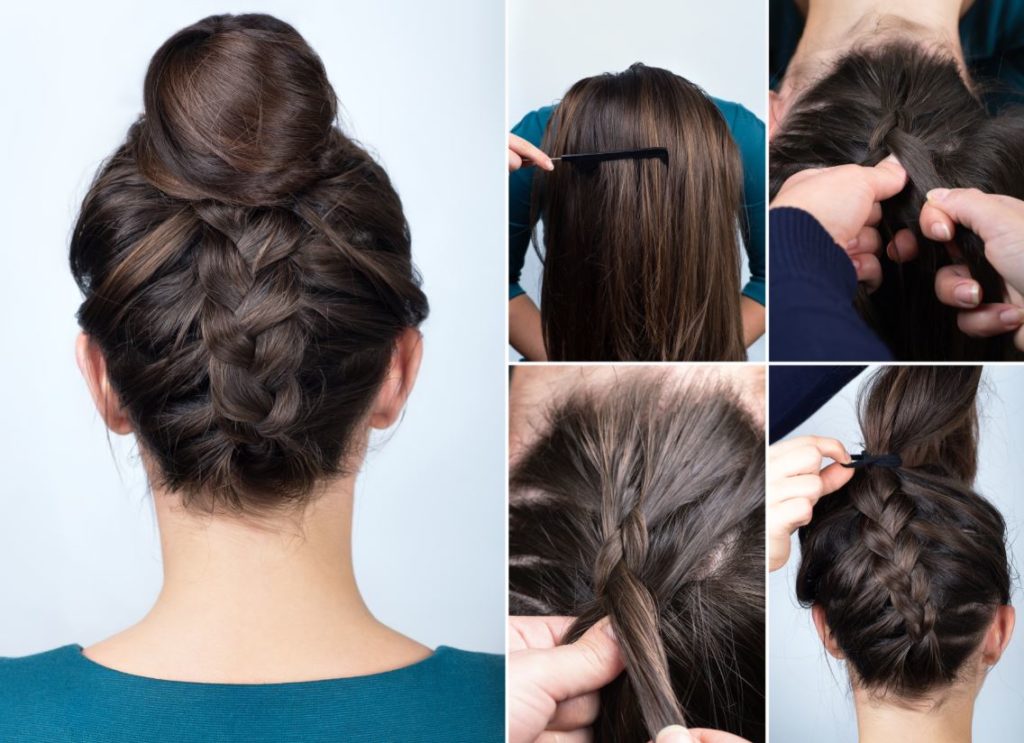 Trresse Collée Chignon