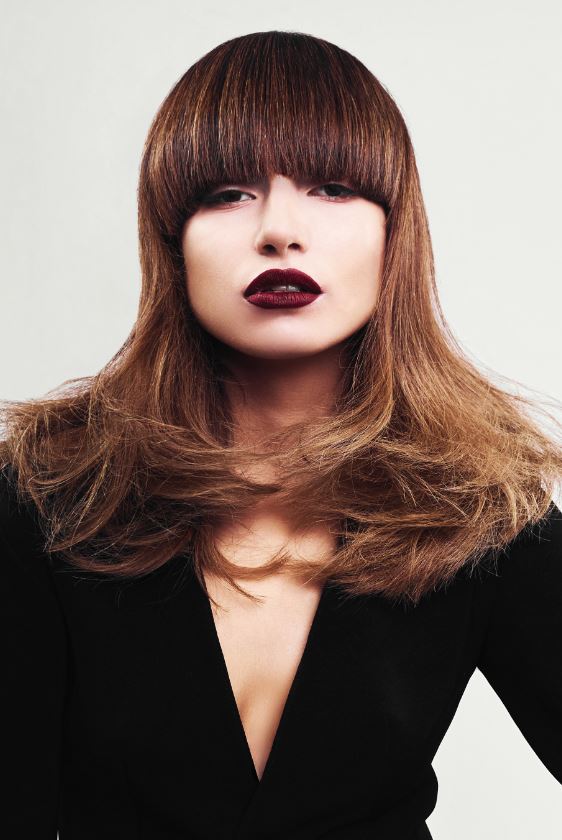 Dégradé Cheveux Mi Long Avec Frange