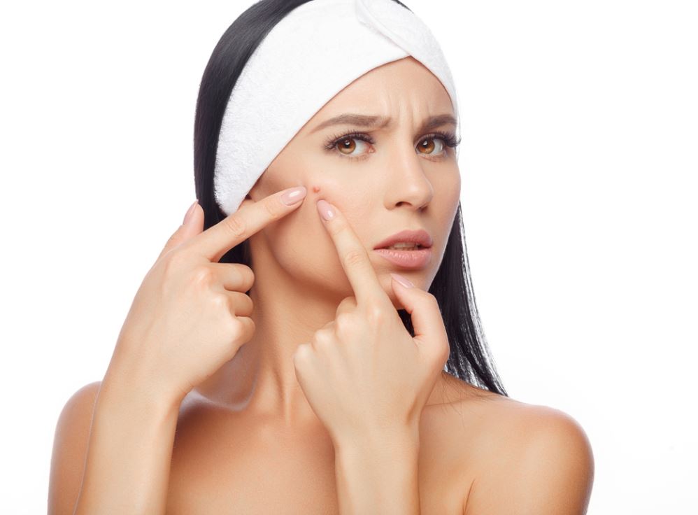 Bouton Visage Furoncle