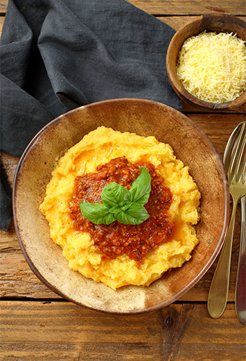 Plat Polenta