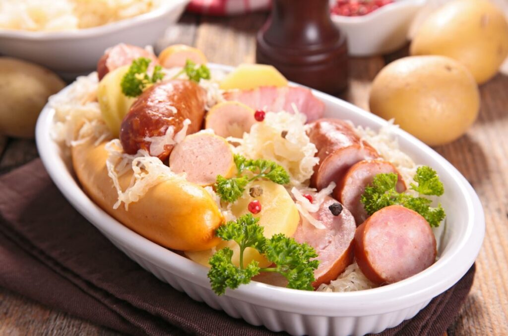 Préparation Choucroute
