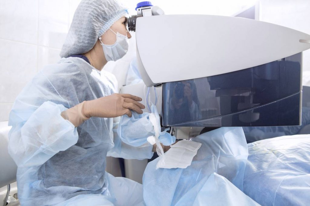 chirurgie oculaire au laser