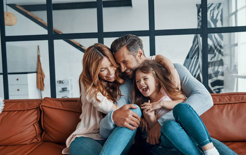 Portrait De Famille Toile Photo