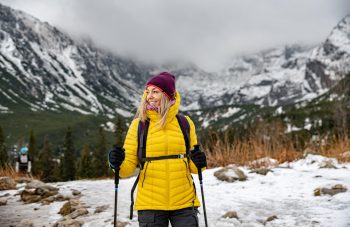 Randonnée Hivernale Doudoune Montagne