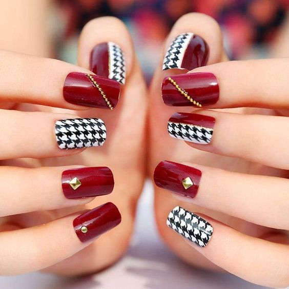 nail Art Rouge 