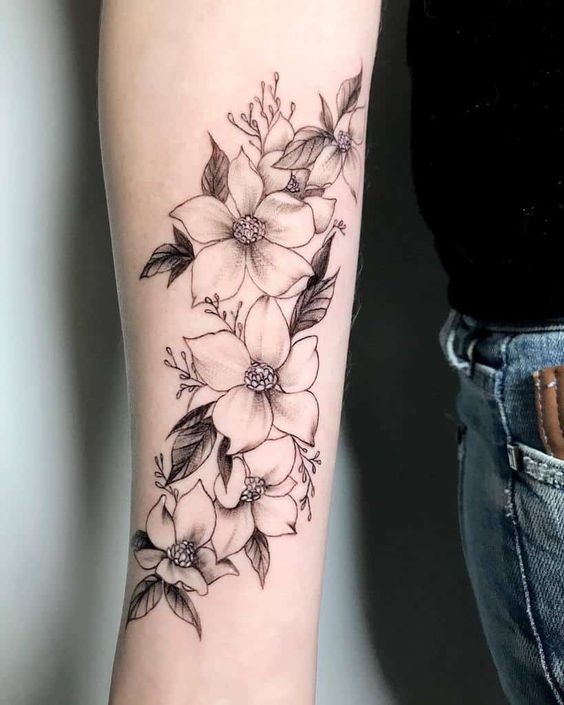 tatouages Fleurs