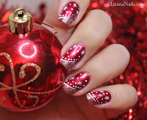 nail Art Rouge 