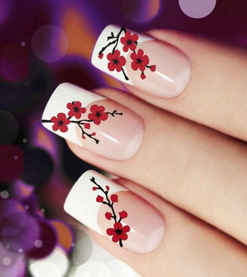 nail Art Rouge 