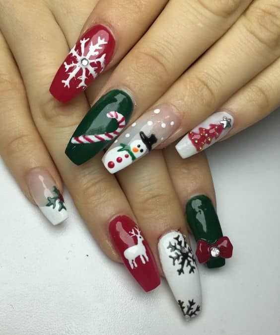 nail Art De Noël 