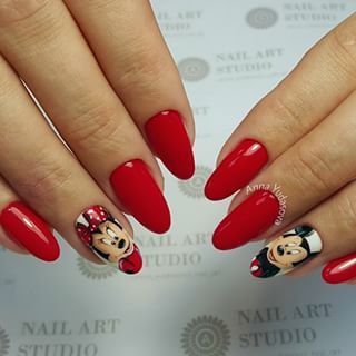 nail Art Rouge 