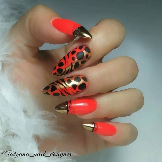 nail Art Rouge 