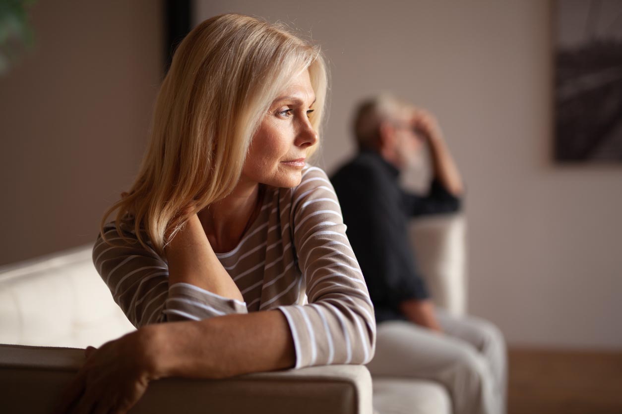 Femme contrariée dans son couple