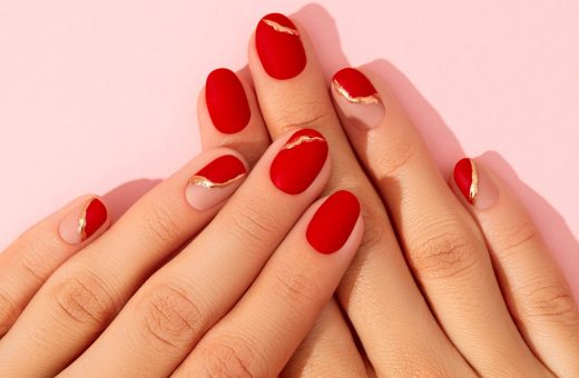 Nail Art Rouge