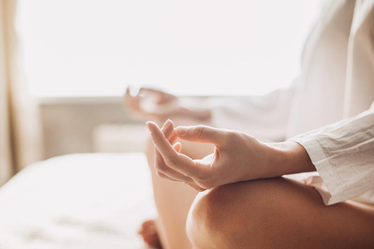 femme en méditation