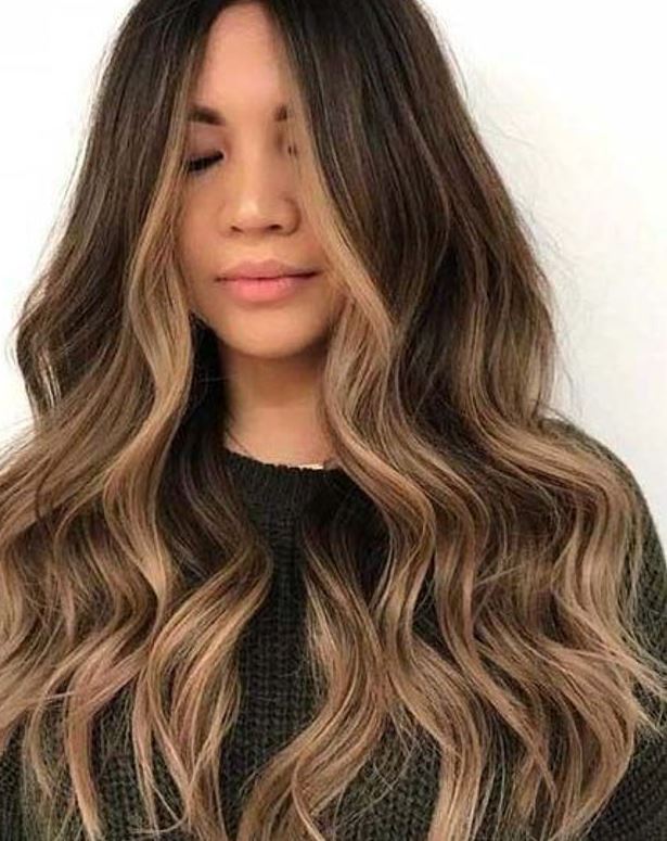 balayage Miel Cheveux Wavy 