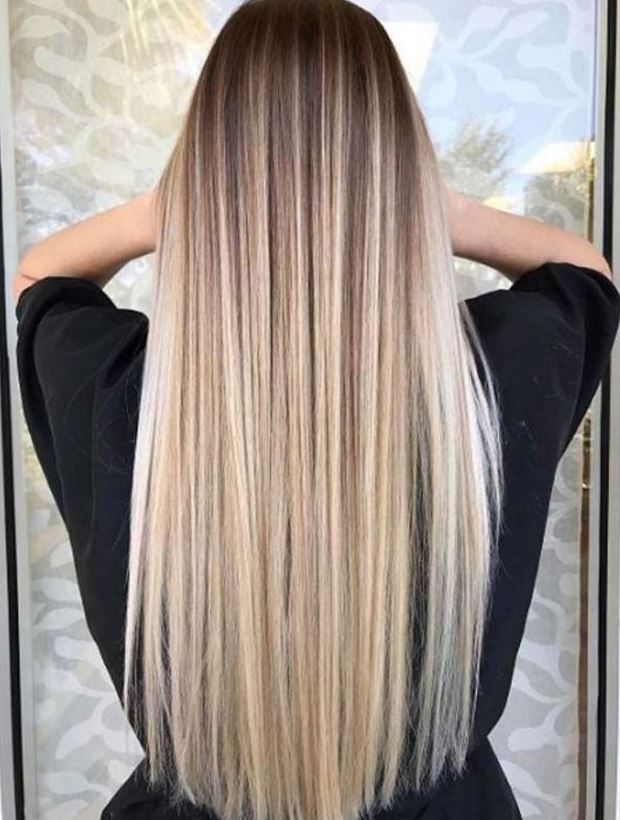 balayage Cheveux Lisse 