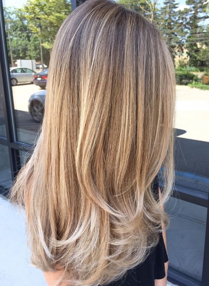 balayage Californien Cheveux Longs