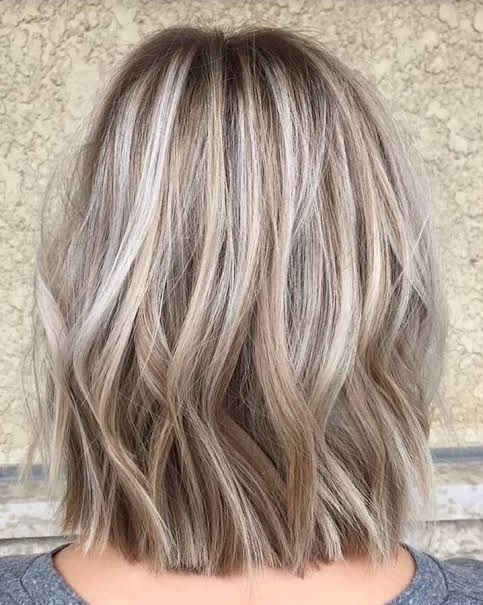 grey Blending Sur Cheveux Chatains 