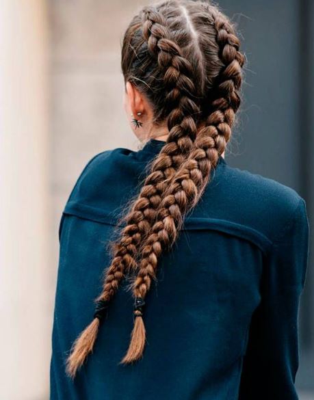 Tresse deux-en-un