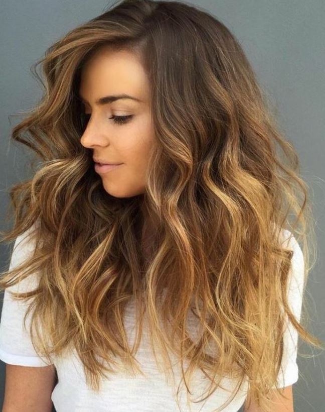 balayage Caramel Sur Cheveux Chatains