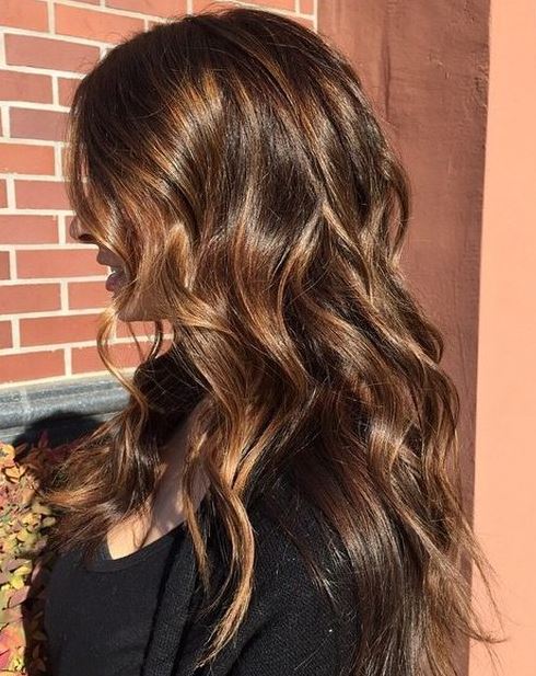 balayage éclatant Caramel