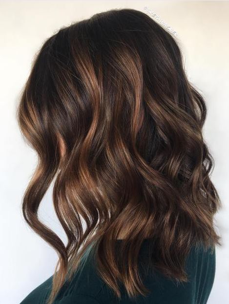 balayage Caramel Subtil Cheveux Bruns