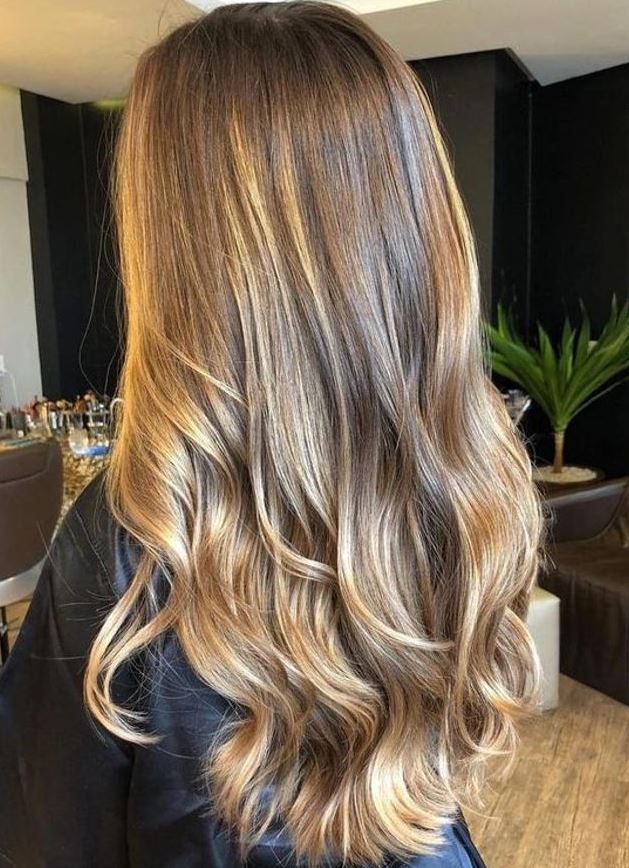 balayage Miel Cheveux Cendré 