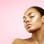 Femme maquillage Highlighter