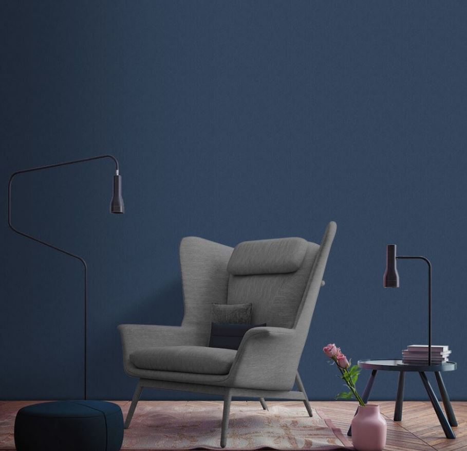 bleu Nuit Et Gris
