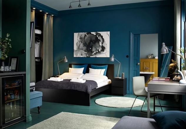chambre Bleu Roi 