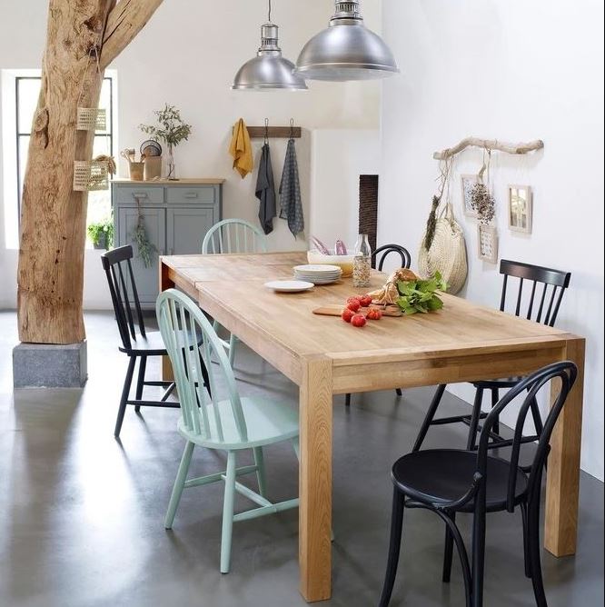 salle à Manger Chaise Vert D'eau 