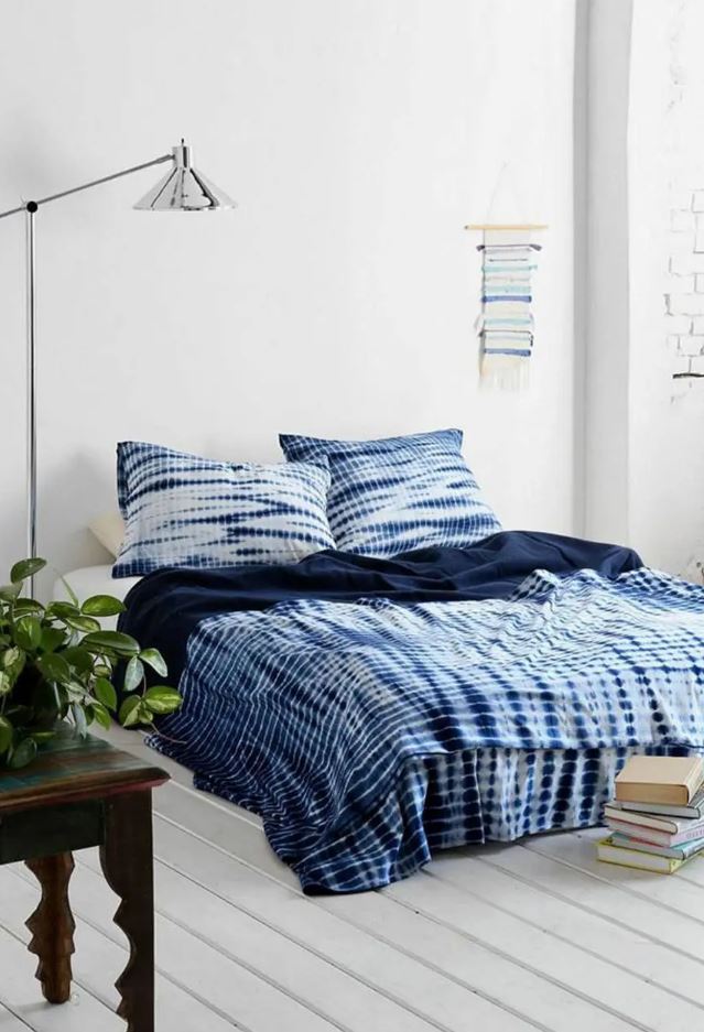 chambre Bleu Indigo 