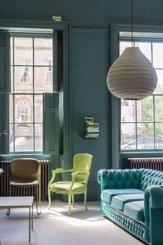 salon Vert Canard 