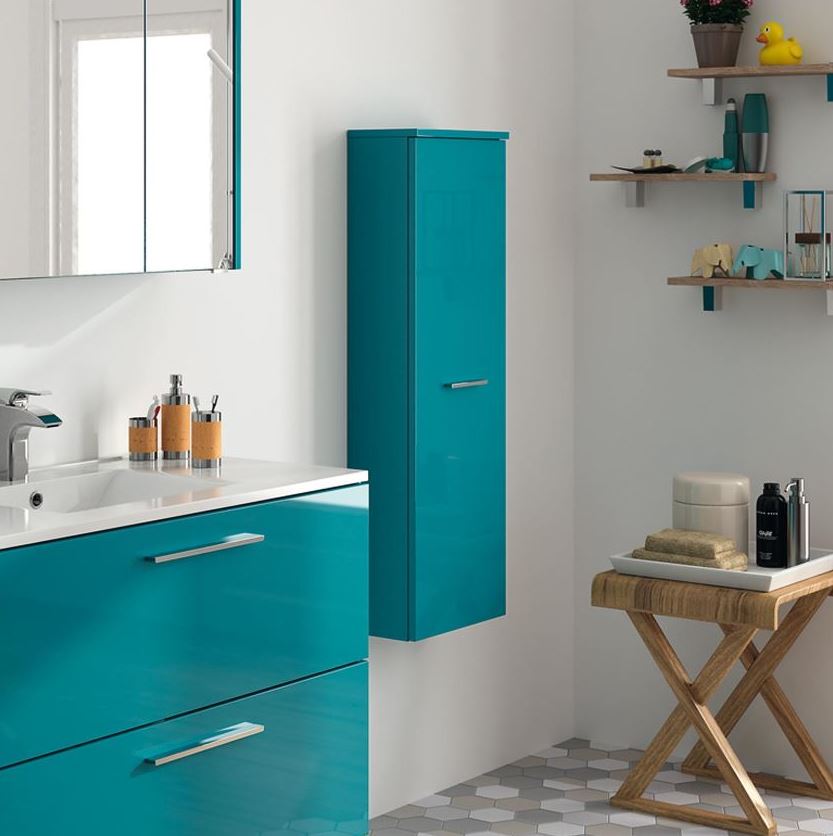 salle De Bain Mobilier Turquoise 