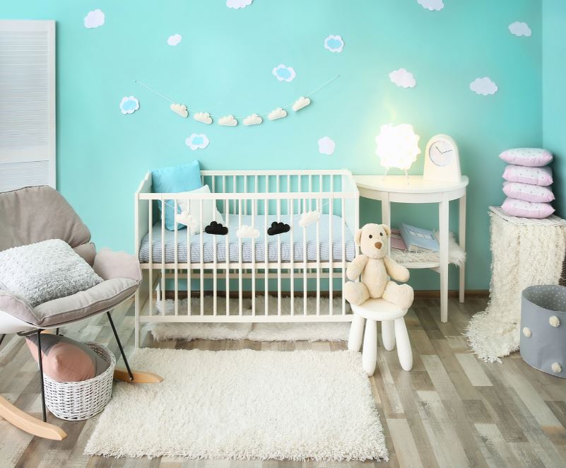 chambre Bébé Turquoise 